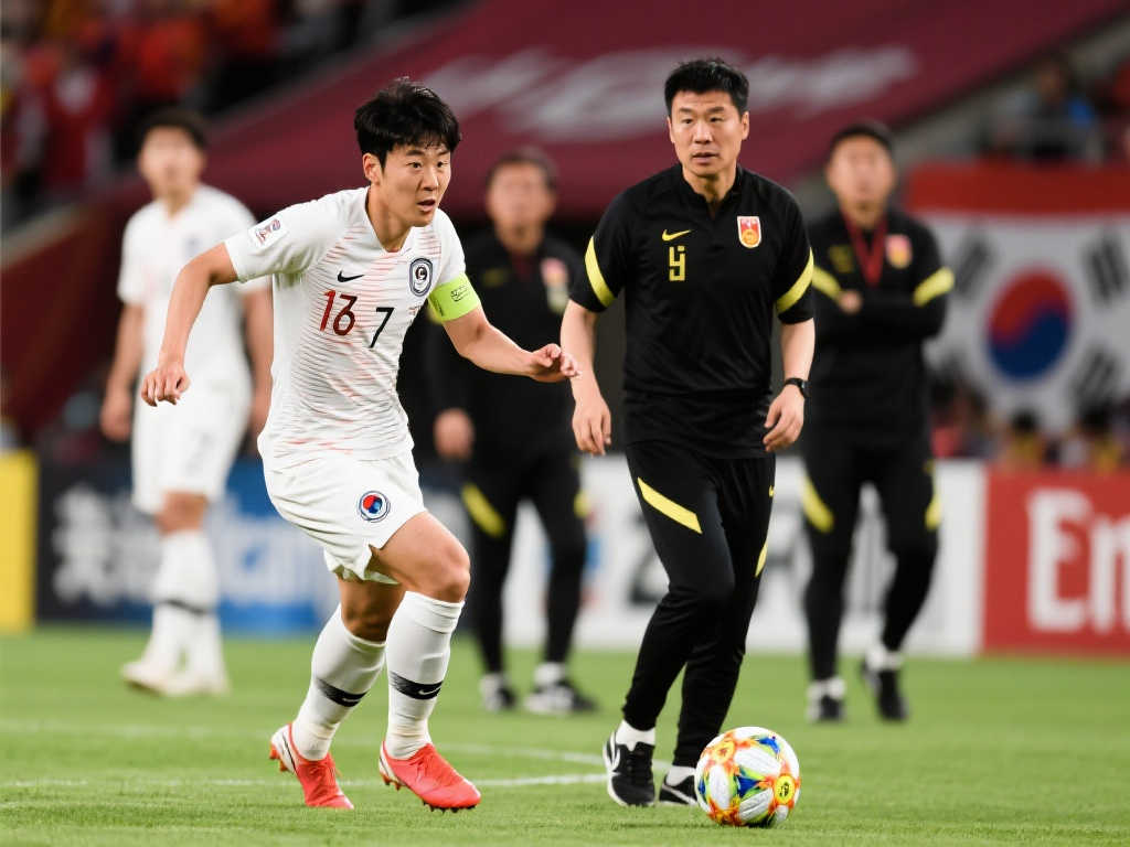 世界杯预选赛：中国对阵韩国，实力悬殊，国足胜算渺茫